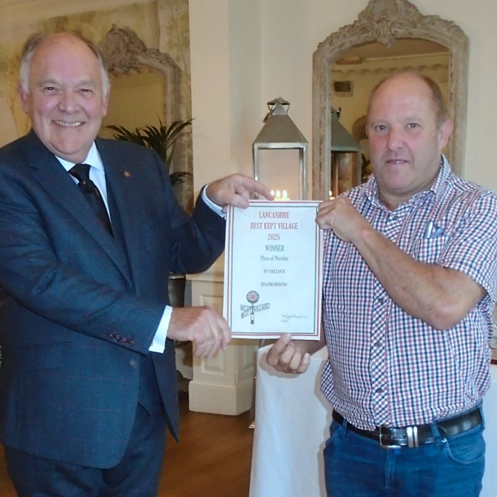Lancashire Best Kept Village Competition 2025 - Winners Presentation - Outstanding Features - Place of Worship - St. Hilda's, Bilsborrow