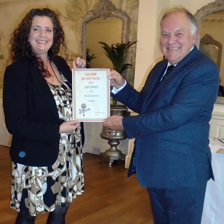 Lancashire Best Kept Village Competition 2025 - Winners Presentation - Outstanding Features -  Shop (Joint Winners) - The Village Nook, Sabden