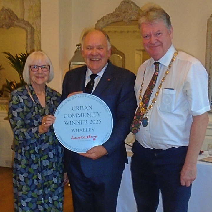 Lancashire Best Kept Village Competition 2025 - Winners Presentation - Urban Cummunity Winner - Whalley